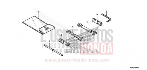 OUTILS MSX125AJ de 2018